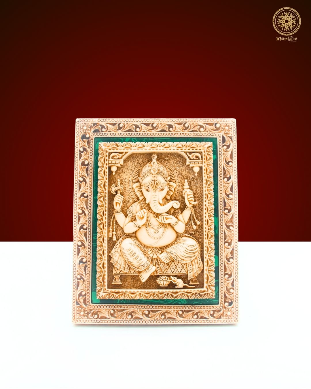 Handcrafted Lord Ganesha Wall Hanging Art for Gallery and Home Decor