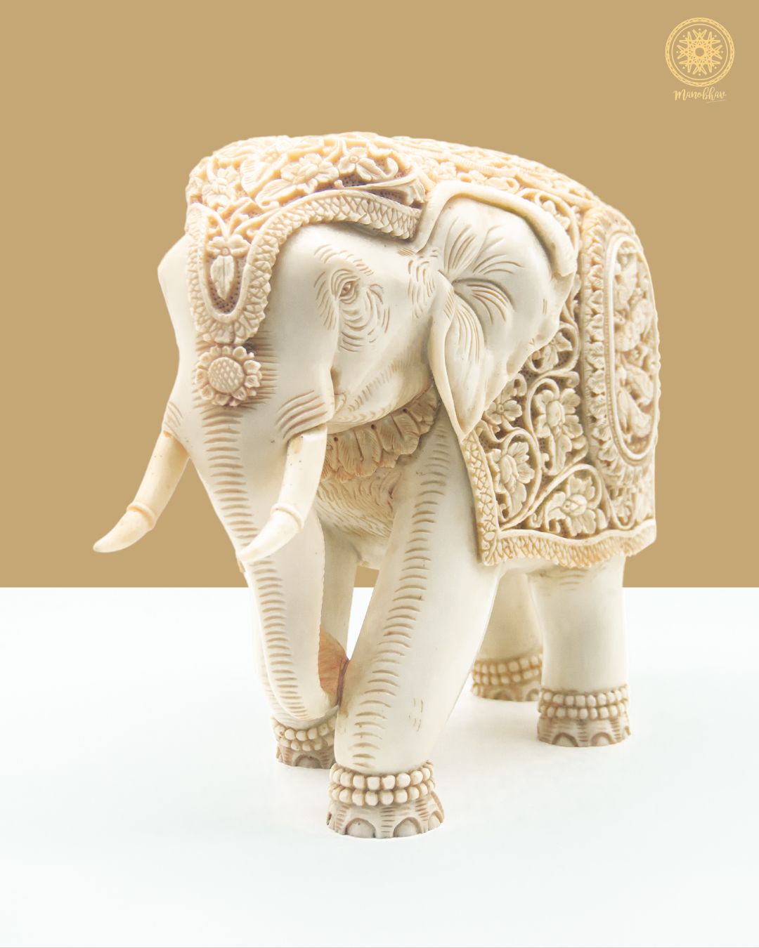 Handmade Resin Elephant Statue for Home Decor