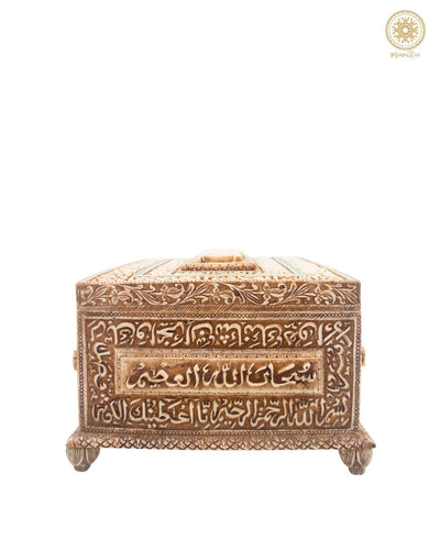 Exquisite handgefertigte Schmuckschatulle mit Malachit-Einlage zur Aufbewahrung und Organisation von Schmuck