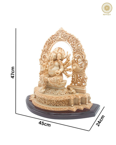 Panchmukhi Ganesha Figur | Handgefertigte Harzstatue