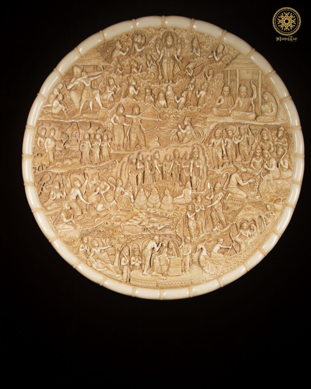 Large Ramayan Resin Wall Hanging Frame