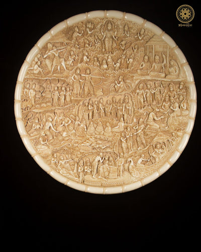 Großer Ramayan Harz Wandbehangrahmen