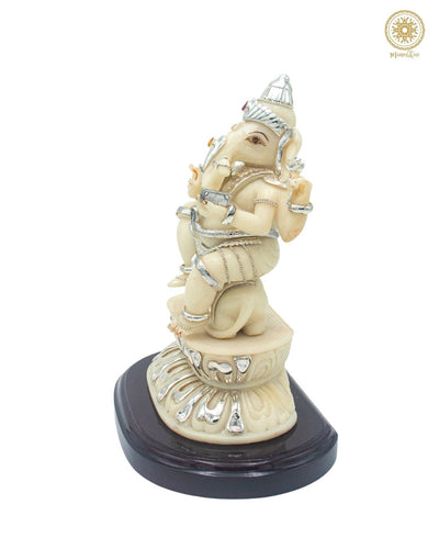 Handgefertigte Statue des Herrn Ganesha | Einzigartige Ganpati-Statue als Heimdekoration
