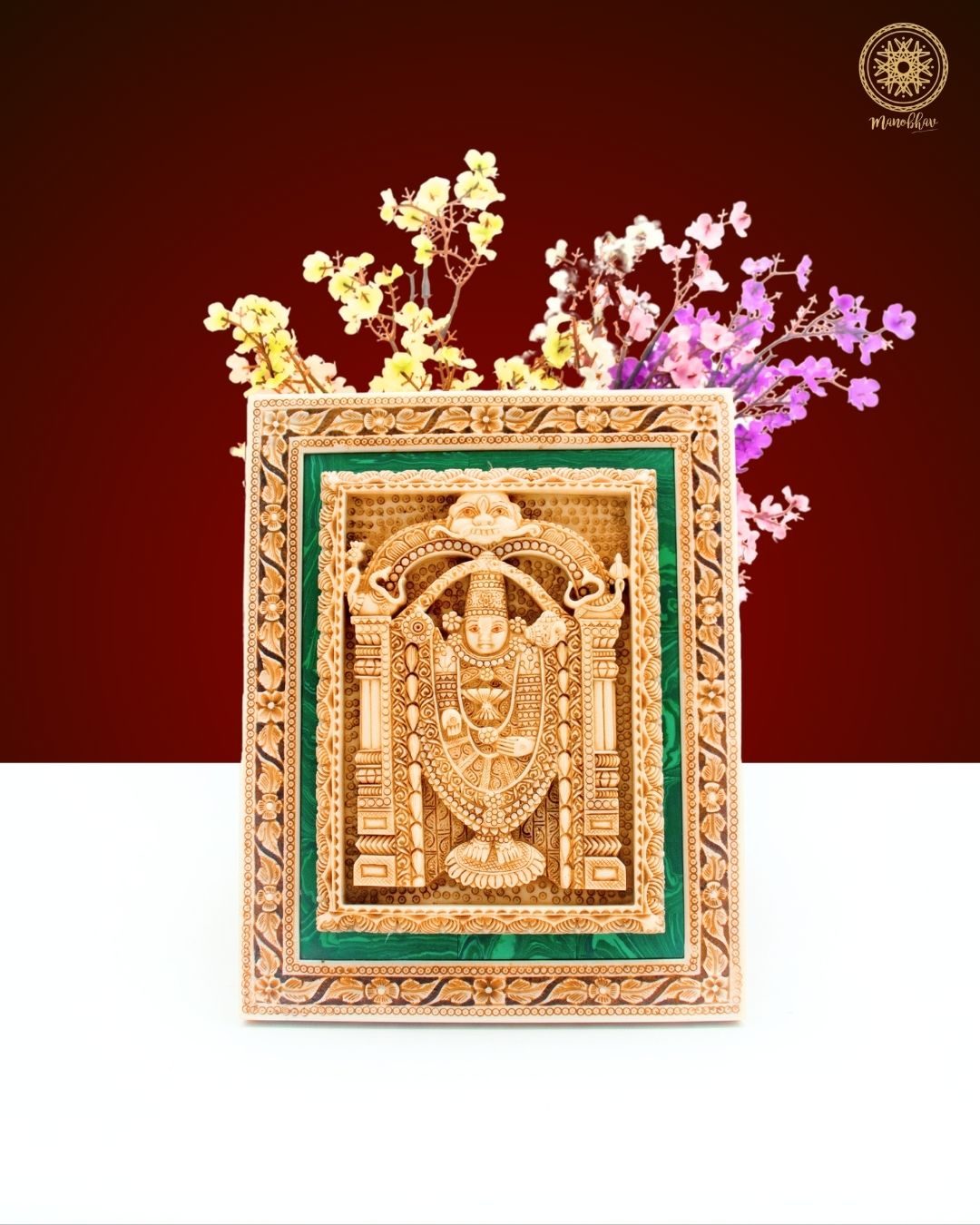 Tirupati Balaji Wall Hanging Frame for Pooja Room | Wall Art Decor for Home