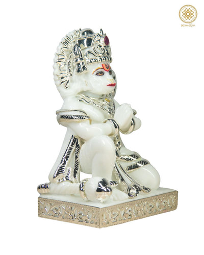 Wunderschöne handgeschnitzte Hanuman Ji-Statue | Göttlich-gottlicher Hanuman-Gottes-Idol als Heimdekoration