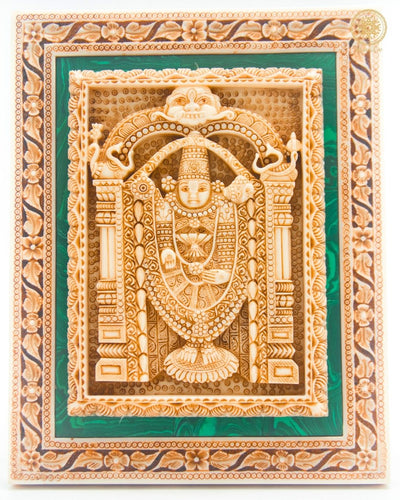 Tirupati Balaji Wandbehangrahmen für Pooja-Raum | Wandkunstdekor für Zuhause