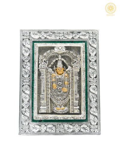 Hand carved Tirupati Balaji Frame with Gold Leaf | Tabletop