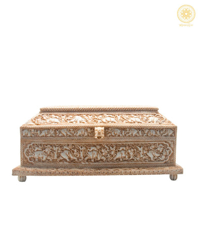 Unique Elephant Themed Trinket Box | Decorative Jewelry Storage Box