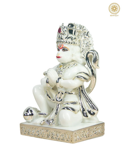 Wunderschöne handgeschnitzte Hanuman Ji-Statue | Göttlich-gottlicher Hanuman-Gottes-Idol als Heimdekoration