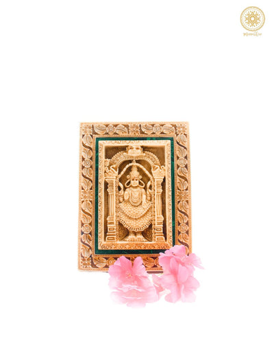Handgeschnitzter Padmavathi-Wandrahmen, Kunst für Zuhause oder das Büro