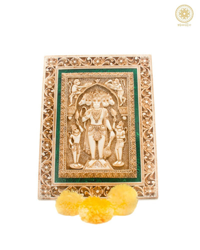 Handgeschnitzter Hanuman Ji-Wandrahmen | Dekorative Wandkunst für die Heimgalerie