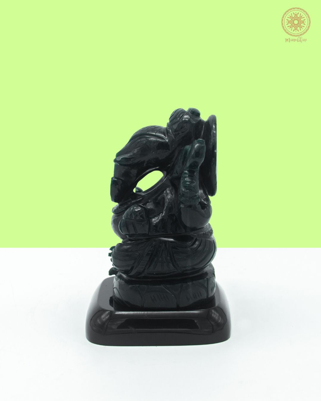 Natural Green Aventurine Lord Ganesha Idol | Handcrafted Statue