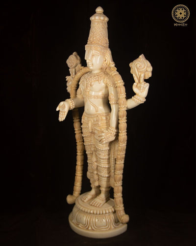 Handgefertigte Harz-Lord Venkateshwara-Statue | Tirupati Balaji Skulptur
