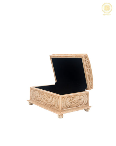 Handgeschnitzte Schmuck-Organizer-Box | Dekorative Schmuckaufbewahrungsbox