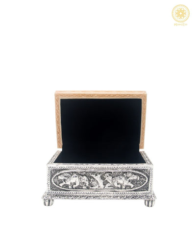 Luxuriöser handgeschnitzter Schmuck-Organizer | Vintage-Aufbewahrungsbox für Erinnerungsstücke