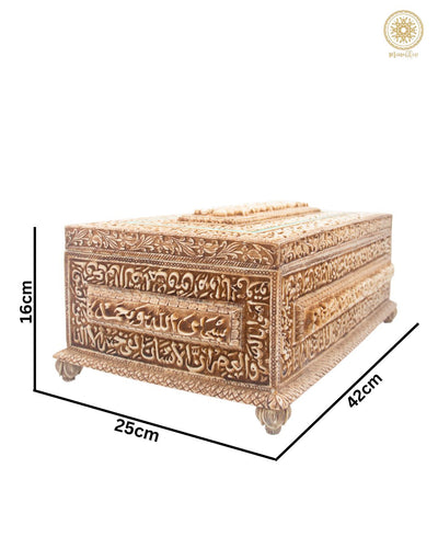 Exquisite handgefertigte Schmuckschatulle mit Malachit-Einlage zur Aufbewahrung und Organisation von Schmuck