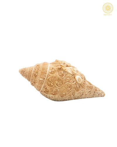 Handgefertigte Harz-Ganesha-Muschel | Shankh