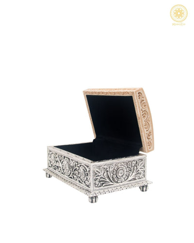 Handgeschnitzte Vintage-Schmuckschatulle | Elegantes Geschenk für besondere Anlässe
